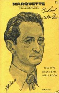 Marquette Coach Al McGuire